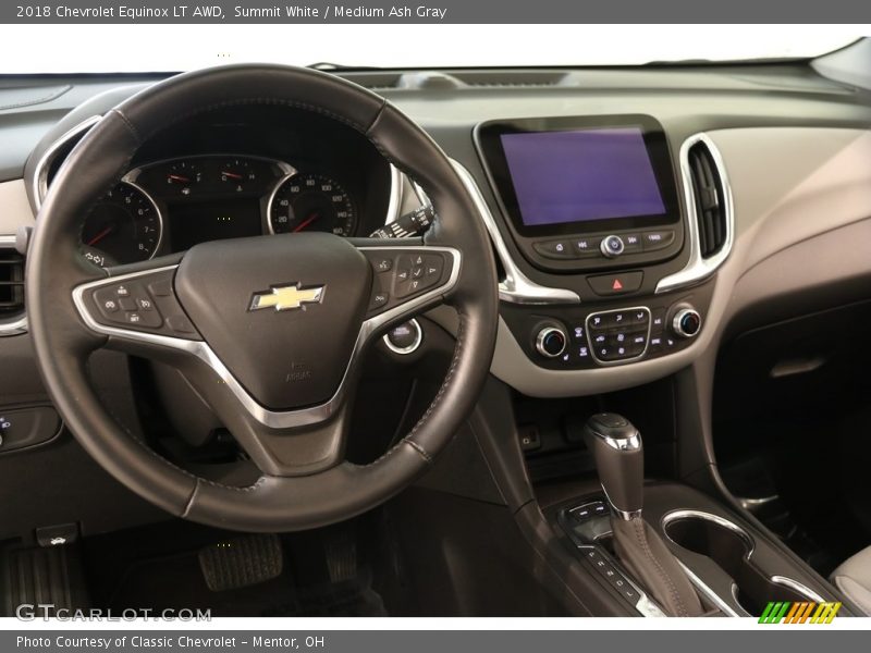 Summit White / Medium Ash Gray 2018 Chevrolet Equinox LT AWD