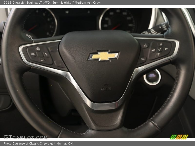 Summit White / Medium Ash Gray 2018 Chevrolet Equinox LT AWD