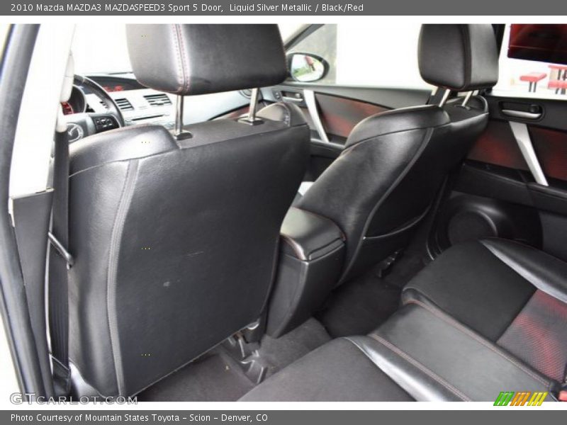 Liquid Silver Metallic / Black/Red 2010 Mazda MAZDA3 MAZDASPEED3 Sport 5 Door