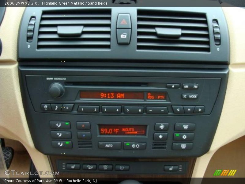 Highland Green Metallic / Sand Beige 2006 BMW X3 3.0i
