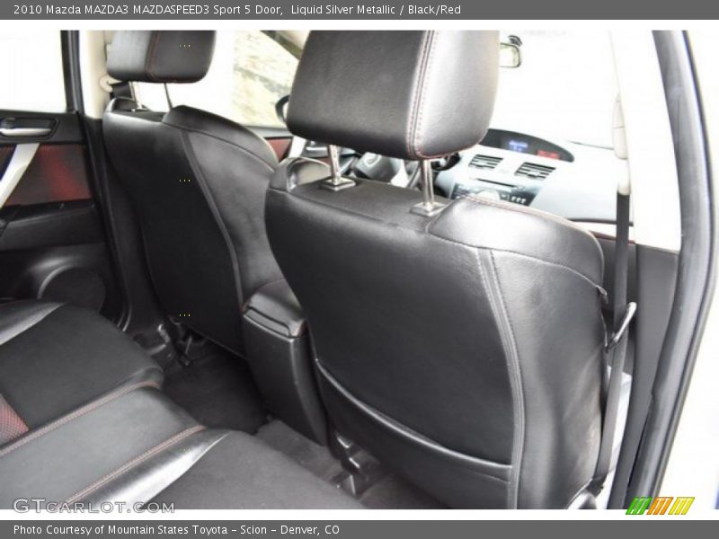 Liquid Silver Metallic / Black/Red 2010 Mazda MAZDA3 MAZDASPEED3 Sport 5 Door