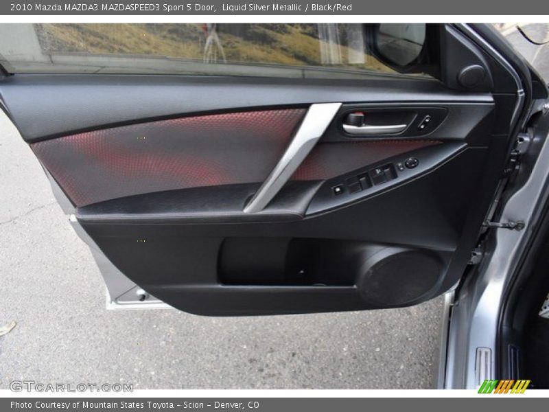 Liquid Silver Metallic / Black/Red 2010 Mazda MAZDA3 MAZDASPEED3 Sport 5 Door