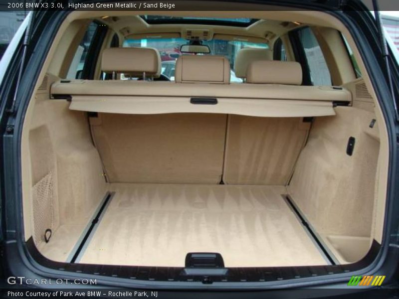 Highland Green Metallic / Sand Beige 2006 BMW X3 3.0i