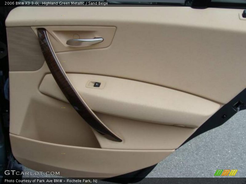 Highland Green Metallic / Sand Beige 2006 BMW X3 3.0i