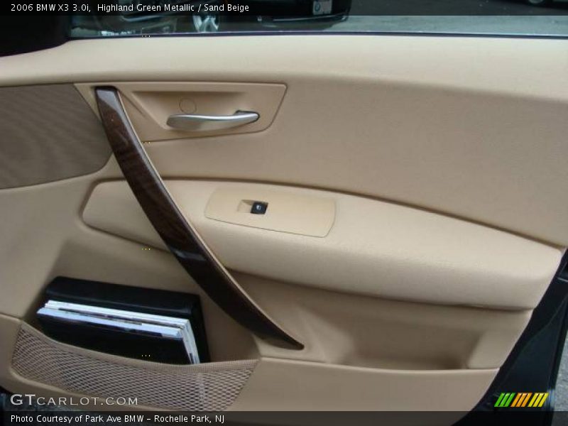 Highland Green Metallic / Sand Beige 2006 BMW X3 3.0i