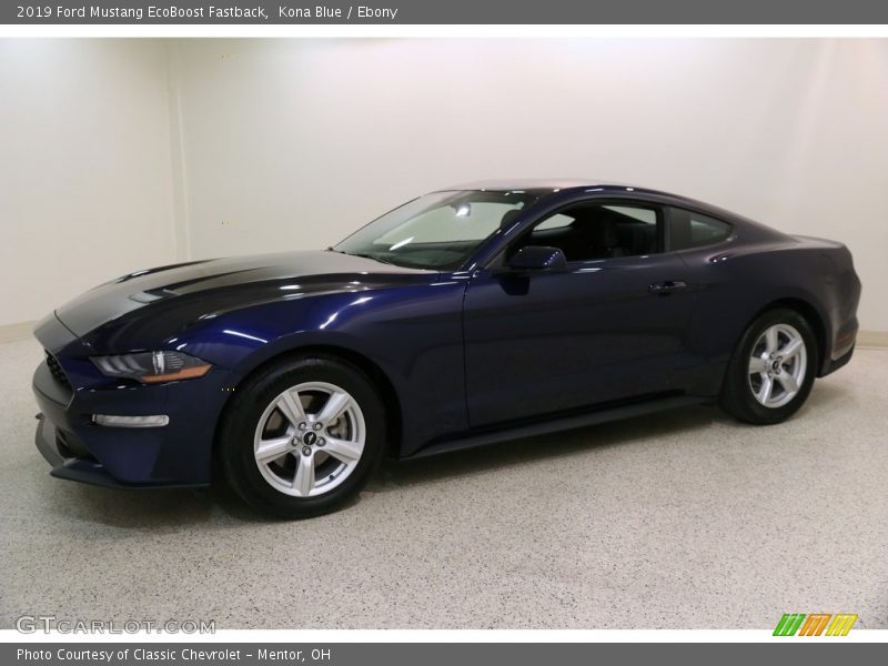 Front 3/4 View of 2019 Mustang EcoBoost Fastback