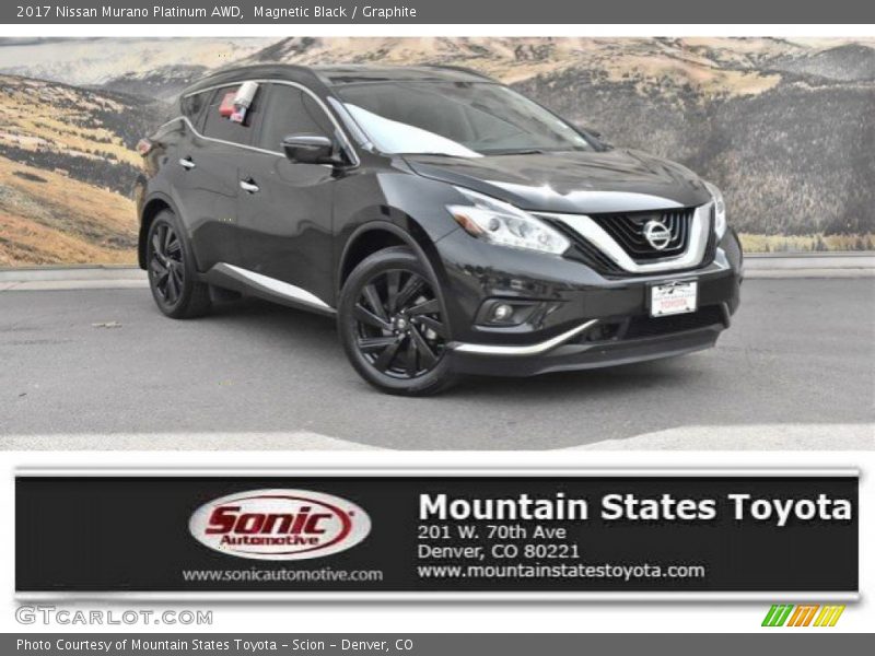 Magnetic Black / Graphite 2017 Nissan Murano Platinum AWD
