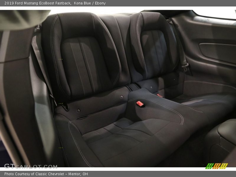 Kona Blue / Ebony 2019 Ford Mustang EcoBoost Fastback