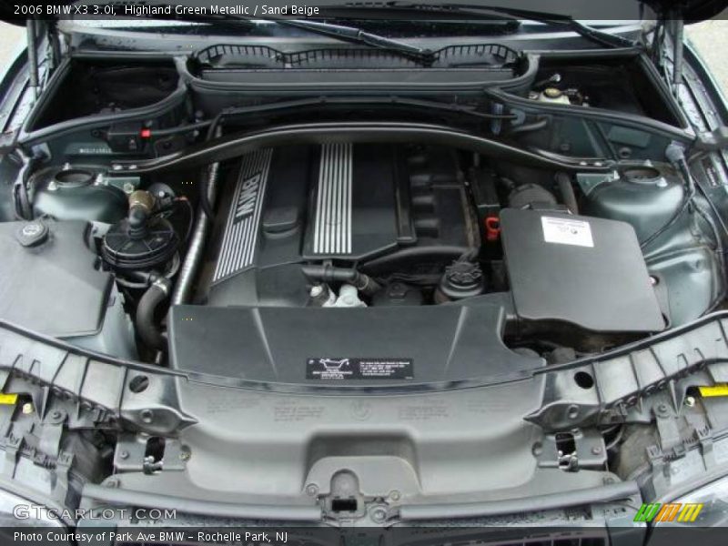 Highland Green Metallic / Sand Beige 2006 BMW X3 3.0i