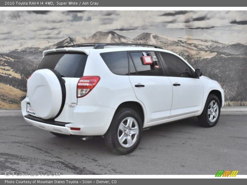 Super White / Ash Gray 2010 Toyota RAV4 I4 4WD