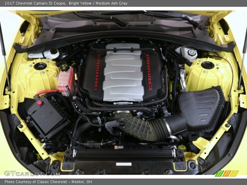Bright Yellow / Medium Ash Gray 2017 Chevrolet Camaro SS Coupe