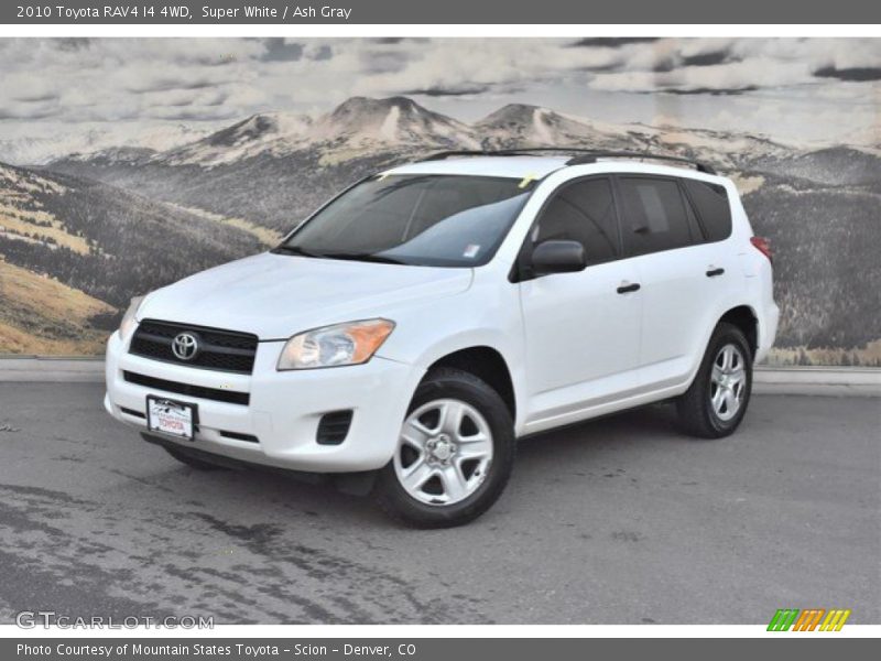 Super White / Ash Gray 2010 Toyota RAV4 I4 4WD