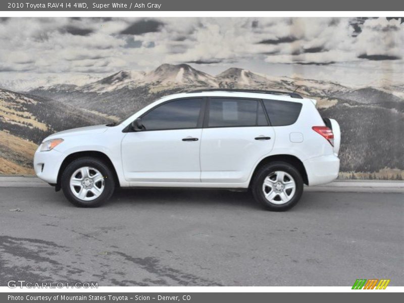 Super White / Ash Gray 2010 Toyota RAV4 I4 4WD