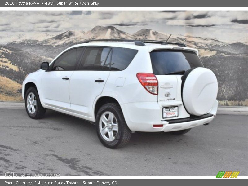 Super White / Ash Gray 2010 Toyota RAV4 I4 4WD