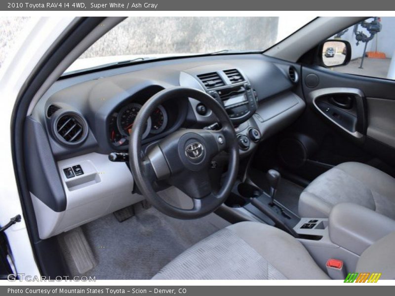 Super White / Ash Gray 2010 Toyota RAV4 I4 4WD