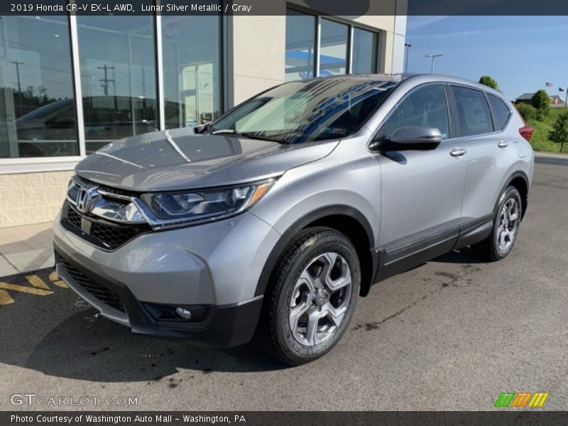 Lunar Silver Metallic / Gray 2019 Honda CR-V EX-L AWD