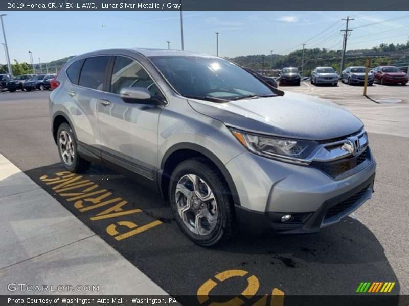 Lunar Silver Metallic / Gray 2019 Honda CR-V EX-L AWD