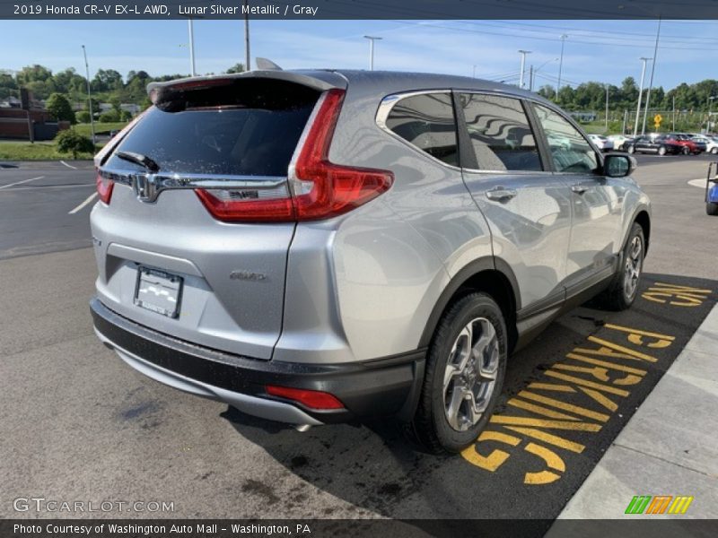 Lunar Silver Metallic / Gray 2019 Honda CR-V EX-L AWD