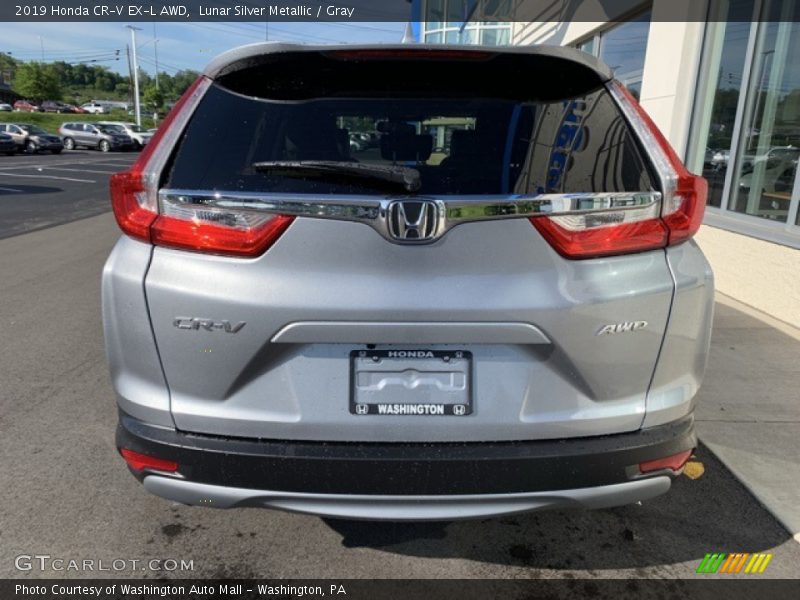 Lunar Silver Metallic / Gray 2019 Honda CR-V EX-L AWD