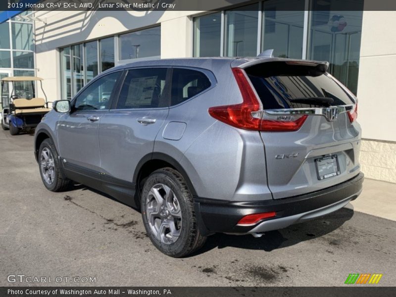 Lunar Silver Metallic / Gray 2019 Honda CR-V EX-L AWD