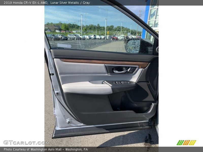 Lunar Silver Metallic / Gray 2019 Honda CR-V EX-L AWD