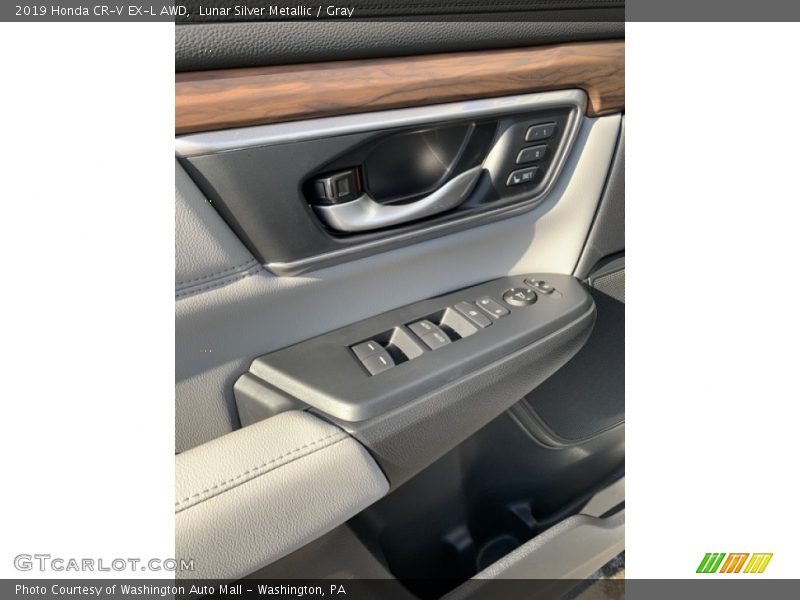 Lunar Silver Metallic / Gray 2019 Honda CR-V EX-L AWD
