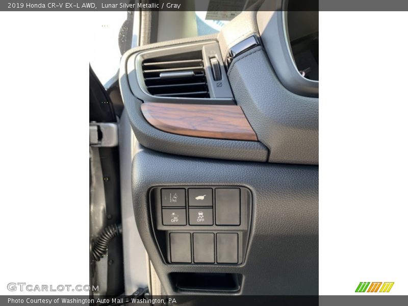 Lunar Silver Metallic / Gray 2019 Honda CR-V EX-L AWD