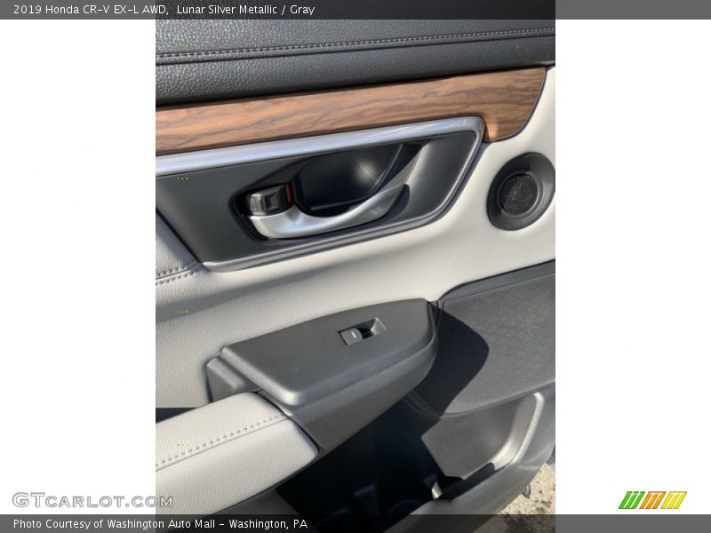 Lunar Silver Metallic / Gray 2019 Honda CR-V EX-L AWD