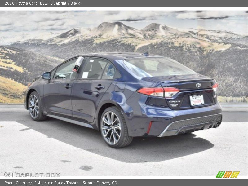 Blueprint / Black 2020 Toyota Corolla SE