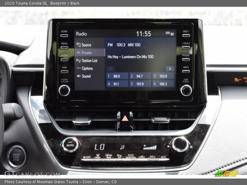 Blueprint / Black 2020 Toyota Corolla SE