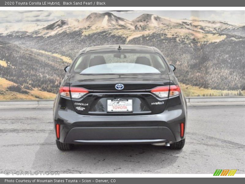 Black Sand Pearl / Black 2020 Toyota Corolla LE Hybrid