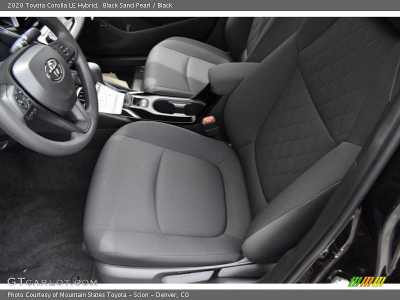 Black Sand Pearl / Black 2020 Toyota Corolla LE Hybrid