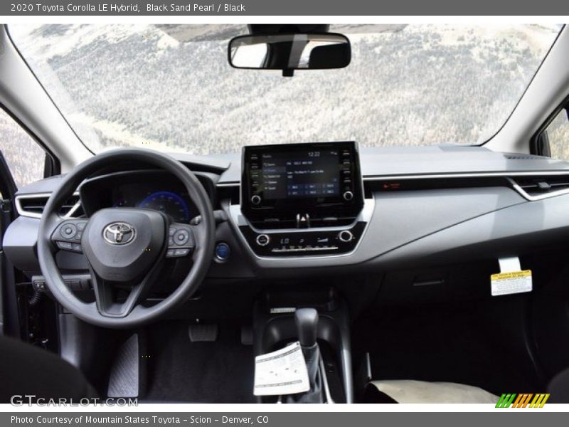 Black Sand Pearl / Black 2020 Toyota Corolla LE Hybrid