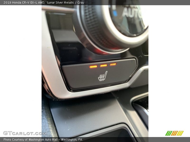 Lunar Silver Metallic / Gray 2019 Honda CR-V EX-L AWD