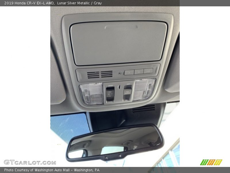 Lunar Silver Metallic / Gray 2019 Honda CR-V EX-L AWD