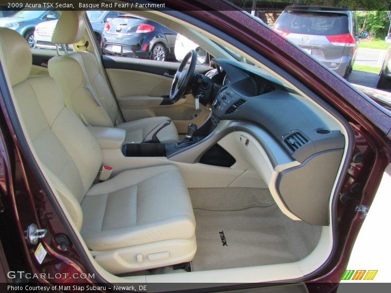 Basque Red Pearl / Parchment 2009 Acura TSX Sedan