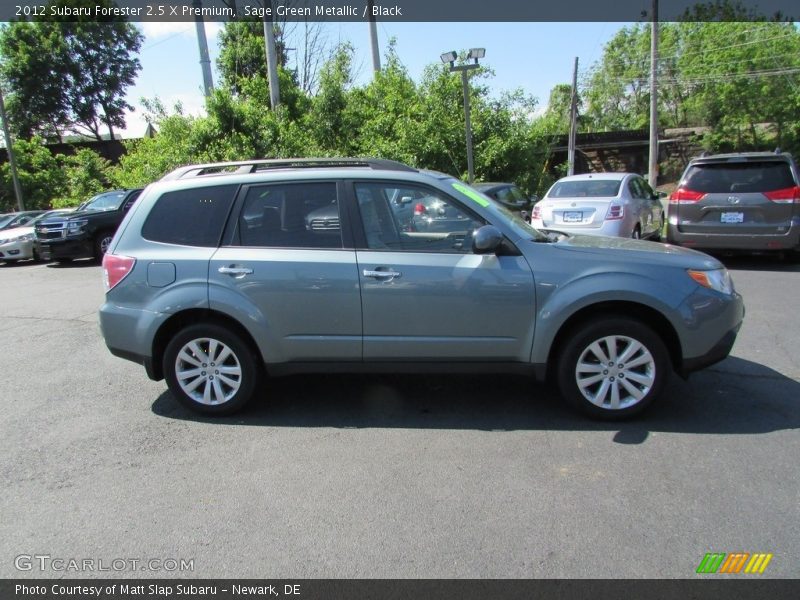 Sage Green Metallic / Black 2012 Subaru Forester 2.5 X Premium
