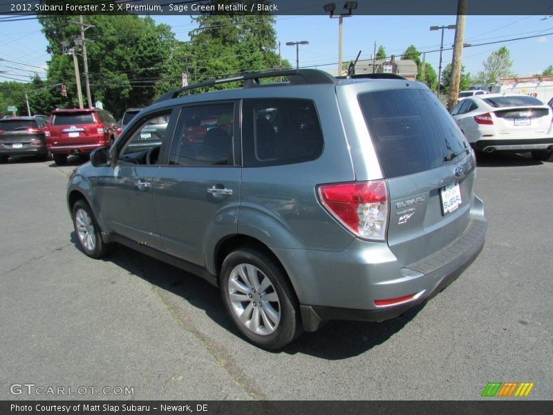 Sage Green Metallic / Black 2012 Subaru Forester 2.5 X Premium