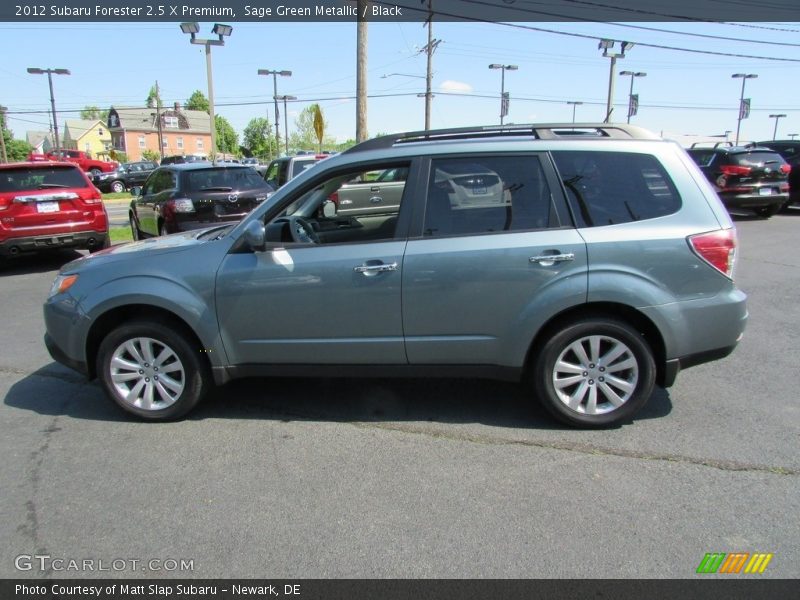 Sage Green Metallic / Black 2012 Subaru Forester 2.5 X Premium