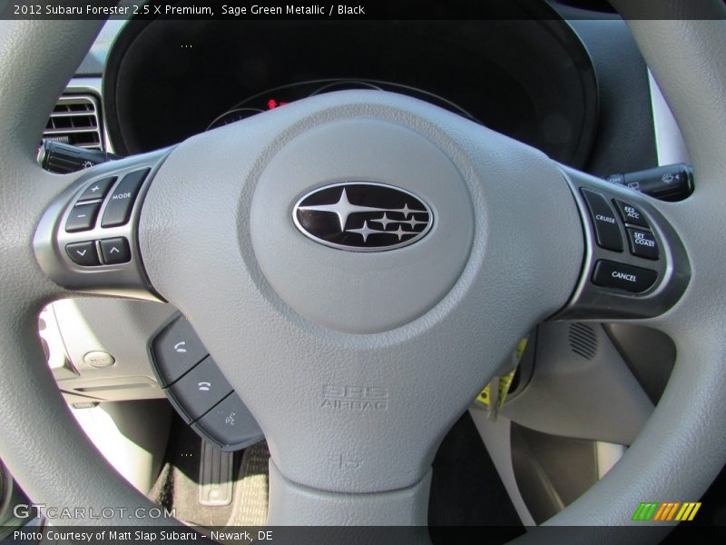 Sage Green Metallic / Black 2012 Subaru Forester 2.5 X Premium