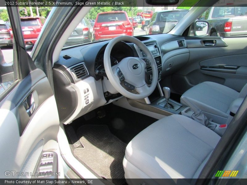 Sage Green Metallic / Black 2012 Subaru Forester 2.5 X Premium