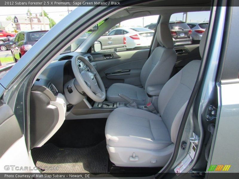 Sage Green Metallic / Black 2012 Subaru Forester 2.5 X Premium
