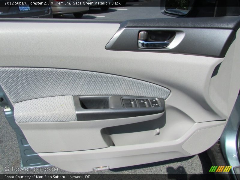 Sage Green Metallic / Black 2012 Subaru Forester 2.5 X Premium
