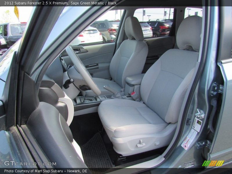 Sage Green Metallic / Black 2012 Subaru Forester 2.5 X Premium