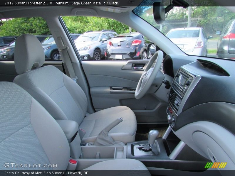 Sage Green Metallic / Black 2012 Subaru Forester 2.5 X Premium