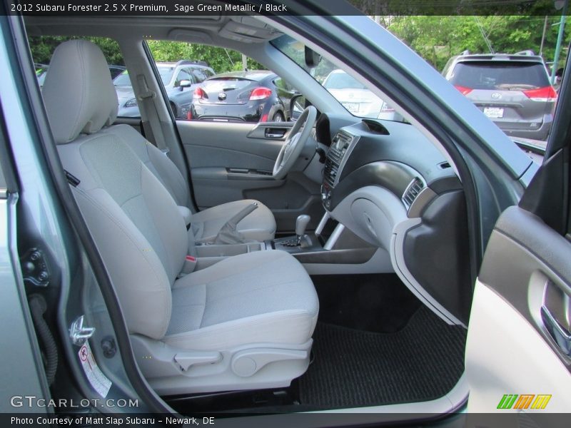 Sage Green Metallic / Black 2012 Subaru Forester 2.5 X Premium