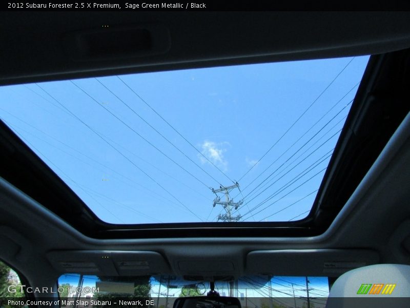Sage Green Metallic / Black 2012 Subaru Forester 2.5 X Premium