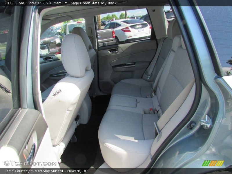 Sage Green Metallic / Black 2012 Subaru Forester 2.5 X Premium