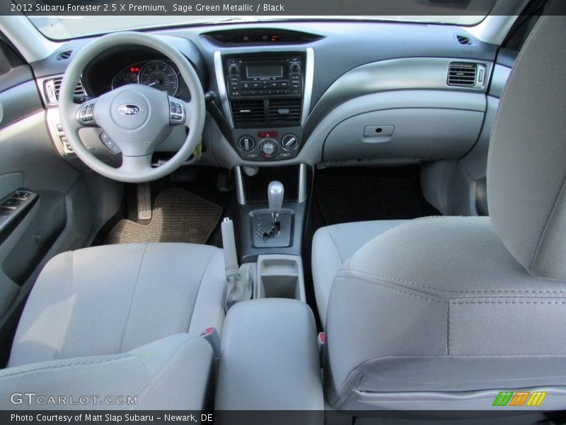 Sage Green Metallic / Black 2012 Subaru Forester 2.5 X Premium