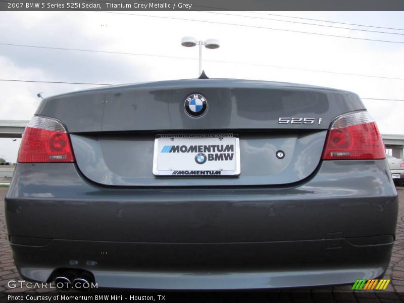 Titanium Grey Metallic / Grey 2007 BMW 5 Series 525i Sedan